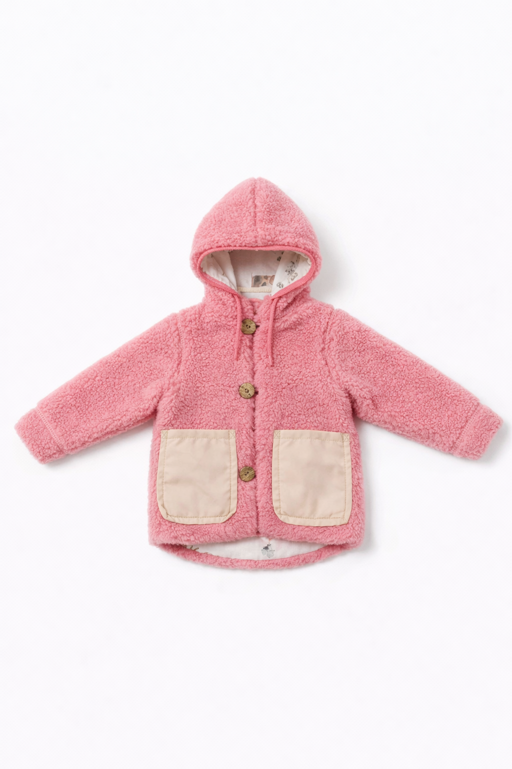 Baby/Kid Virgin Wool Jacket - Pink
