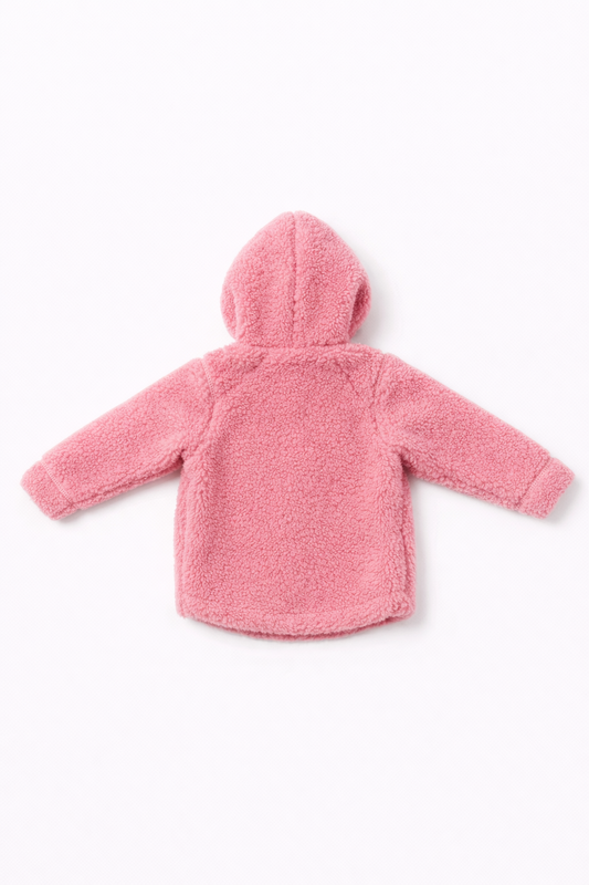Baby/Kid Virgin Wool Jacket - Pink