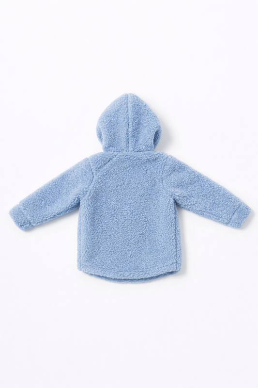 Baby/Kid Virgin Wool Jacket - Blue