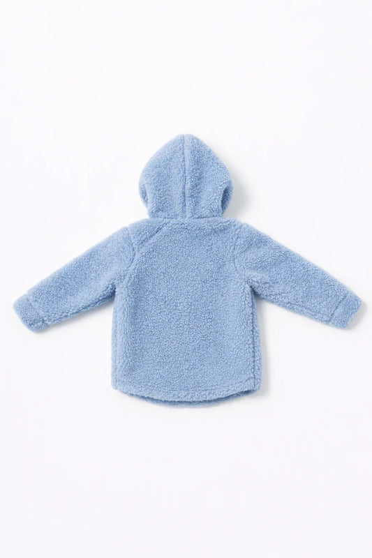 Baby/Kid Virgin Wool Jacket - Blue - MellowConceptStore