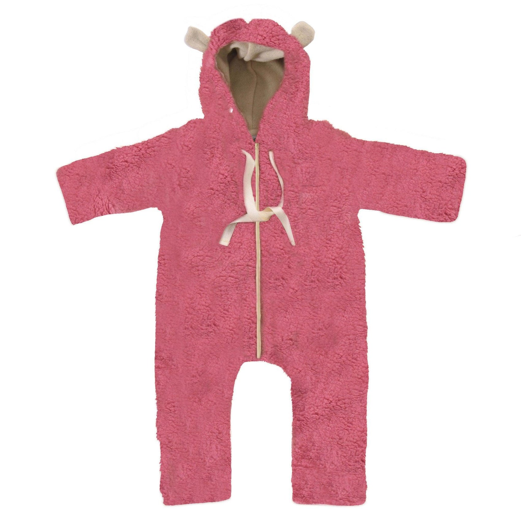 Baby/Kid Virgin Wool Overall - Pink - MellowConceptStore