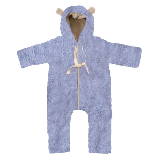 Baby/Kid Virgin Blue Wool Overall