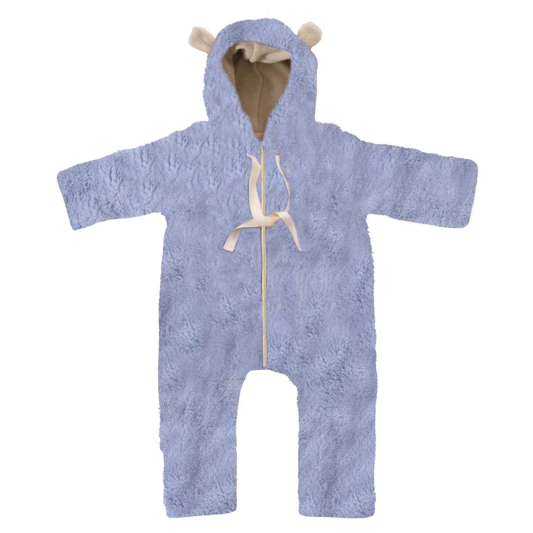 Baby/Kid Virgin Wool Overall - Blue - MellowConceptStore