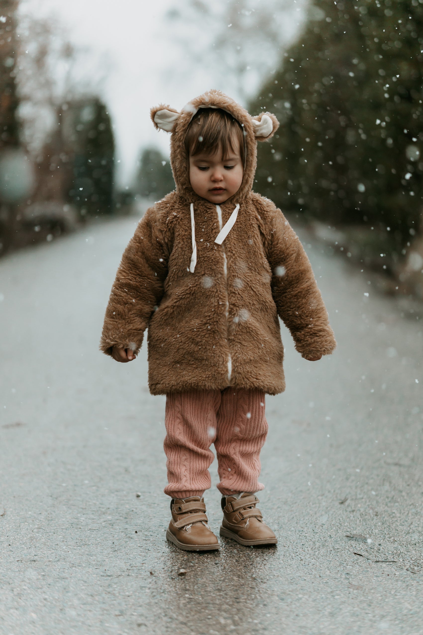Baby/Kind Schurwolljacke - Braun