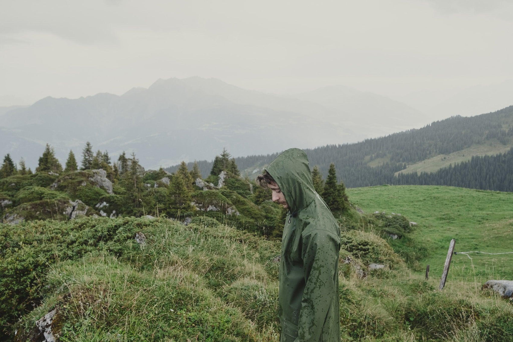 Waterproof Coat with Wool - Khaki - MellowConceptStore
