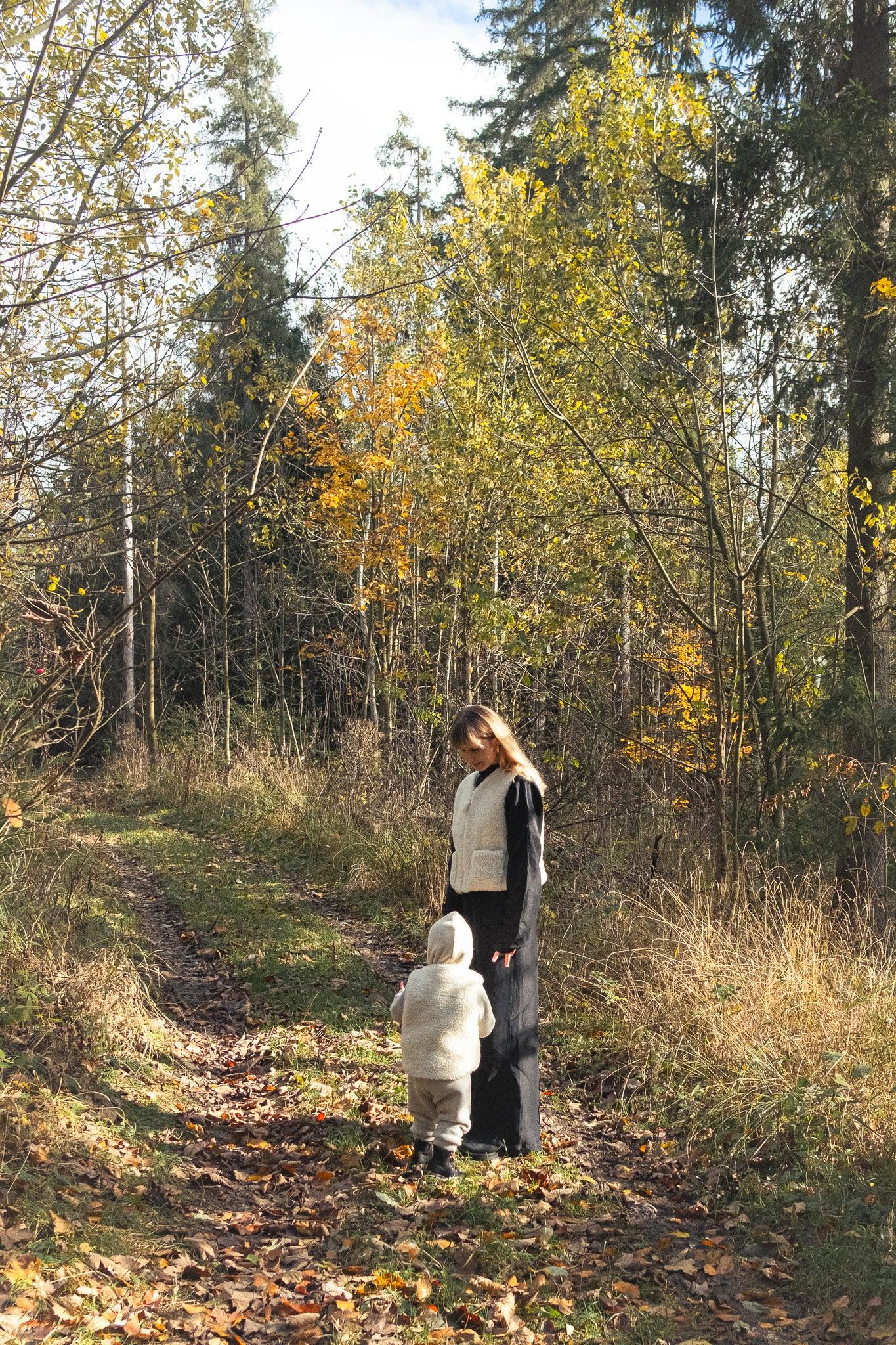 Wollweste für Damen - Weiß