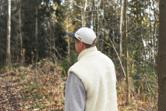 Woolen Unisex Vest - White - MellowConceptStore