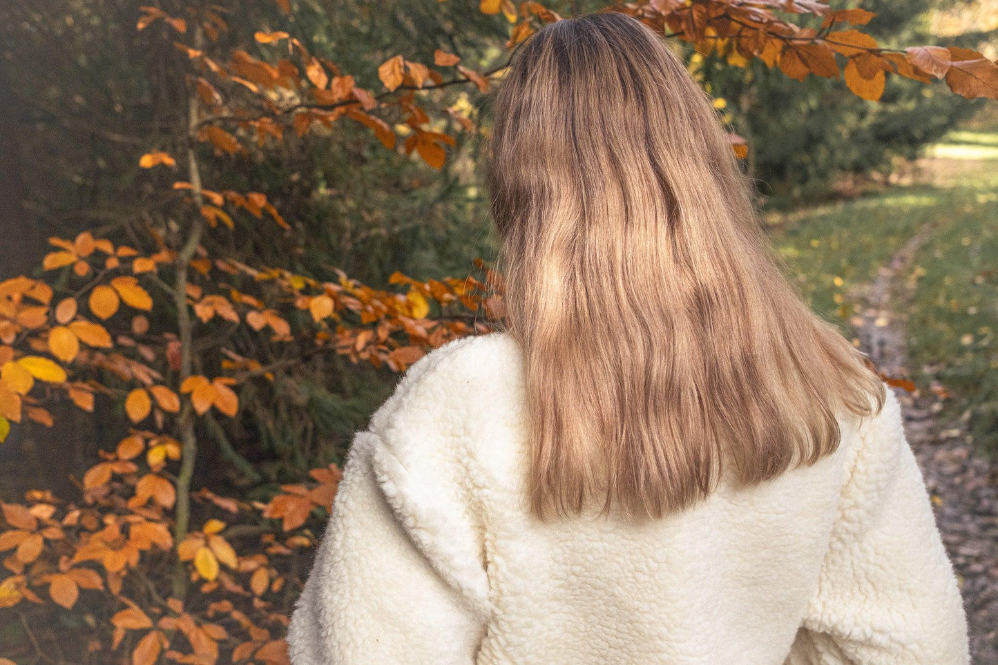 Woolen Woman's Jacket - White - MellowConceptStore