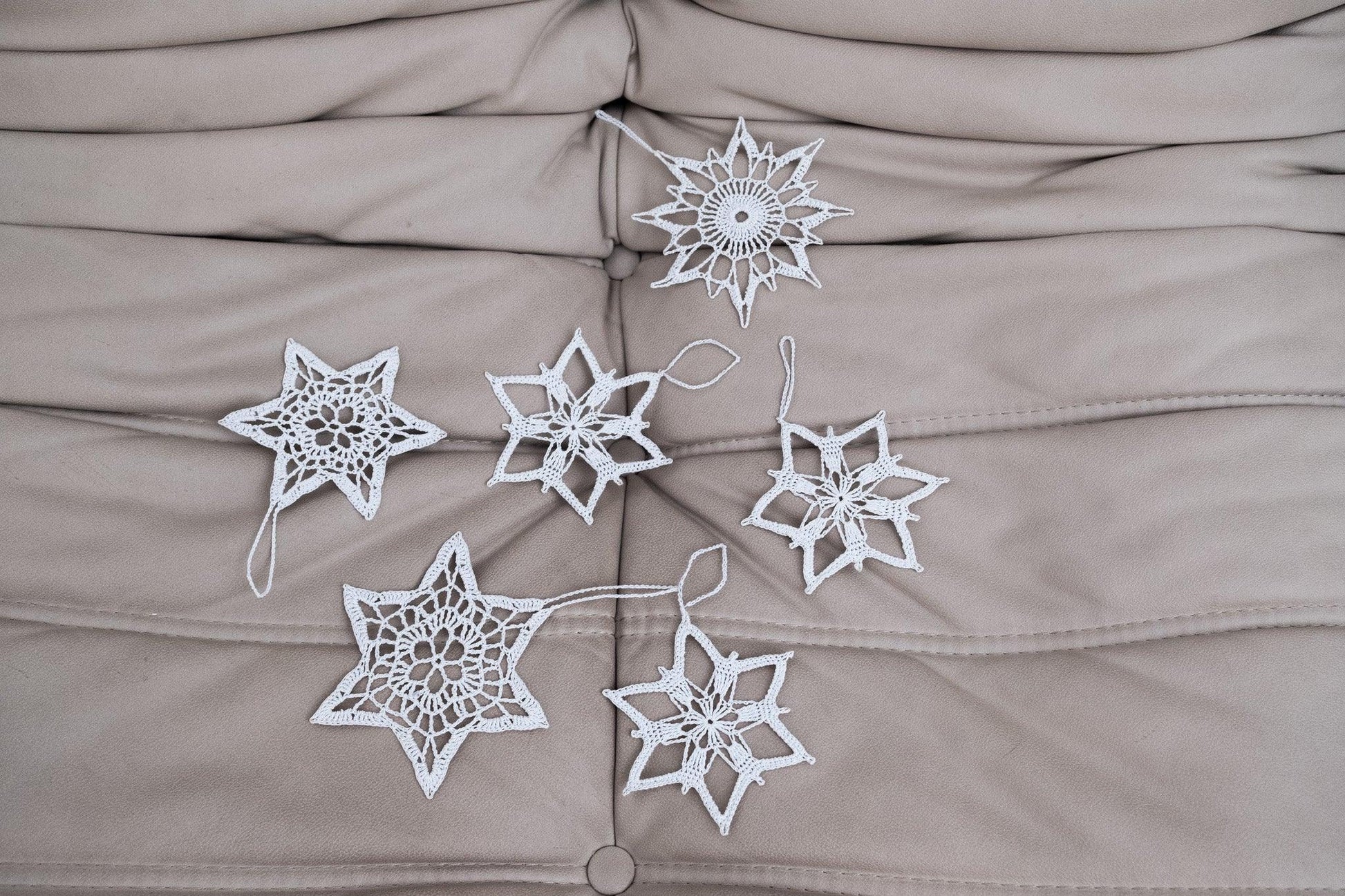 Handmade Crocheted Christmas Ornaments