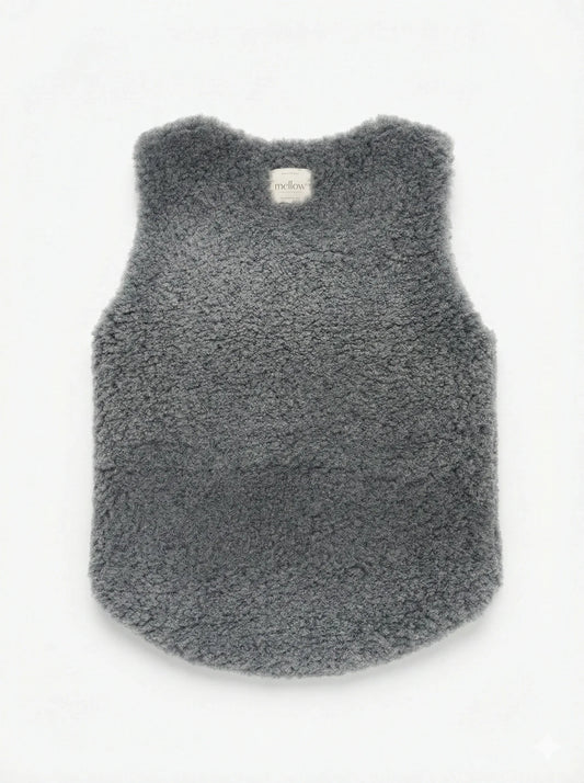 Baby/Kid Virgin Wool Vest - Gray - MellowConceptStore