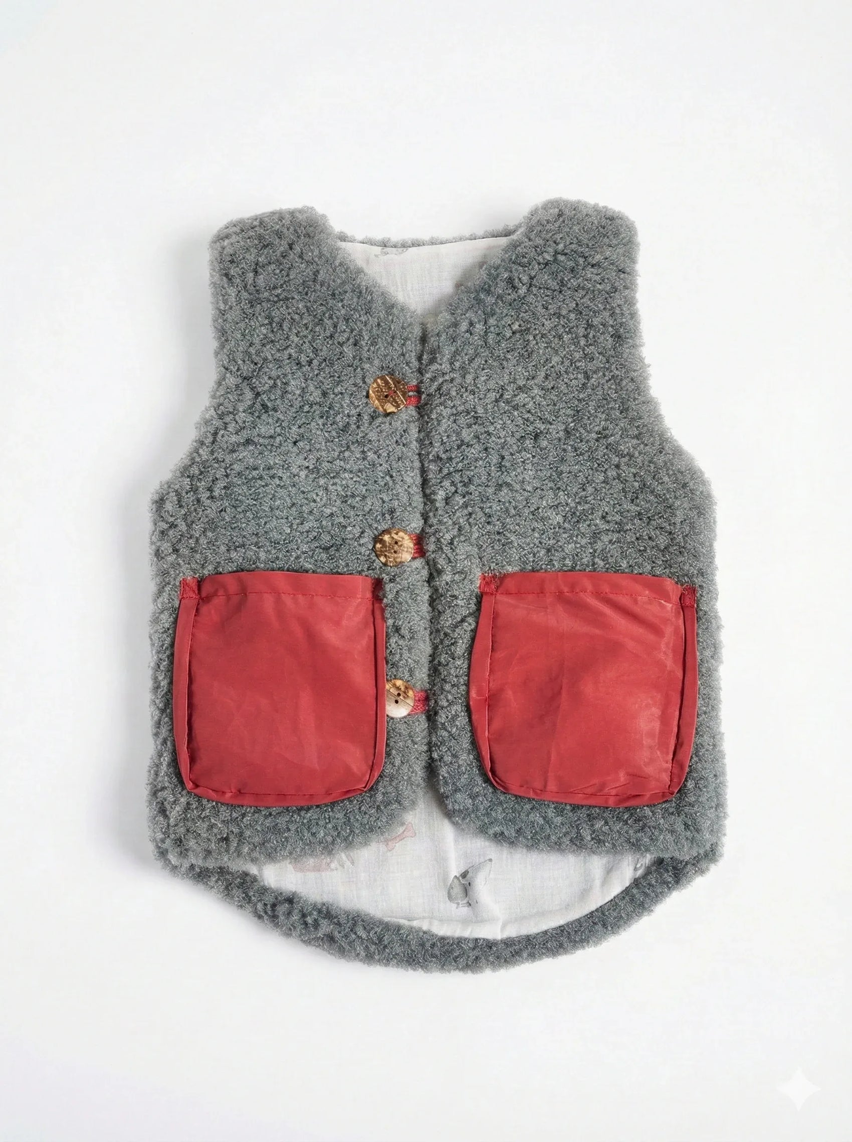 Baby/Kid Virgin Wool Vest - Gray - MellowConceptStore