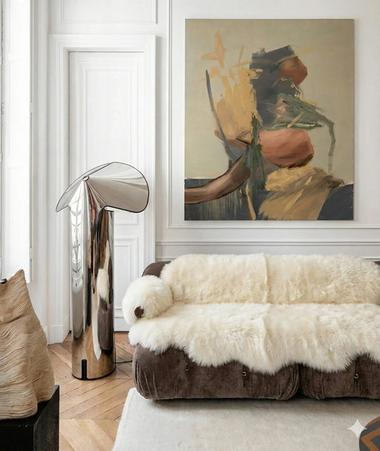Genuine Ivory Sheepskin Couch Cover for Dogs — Natural Sofa Protector (Plastic-Free) - MellowConceptStore