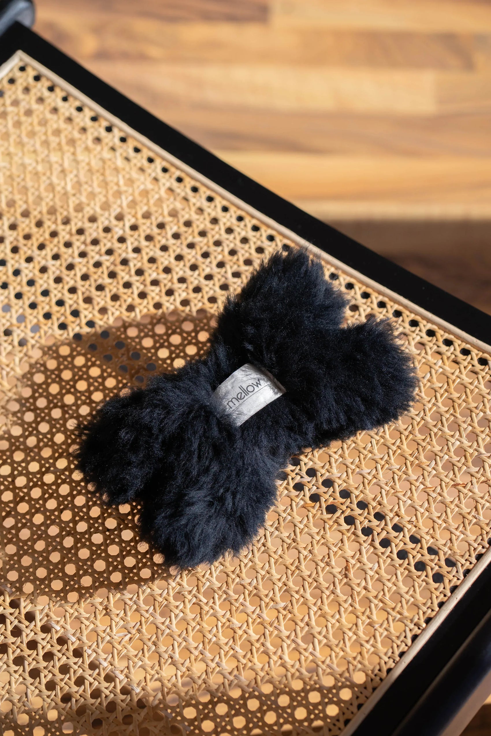 Natural Woolen Dog Toy - Bone - Charcoal - MellowConceptStore