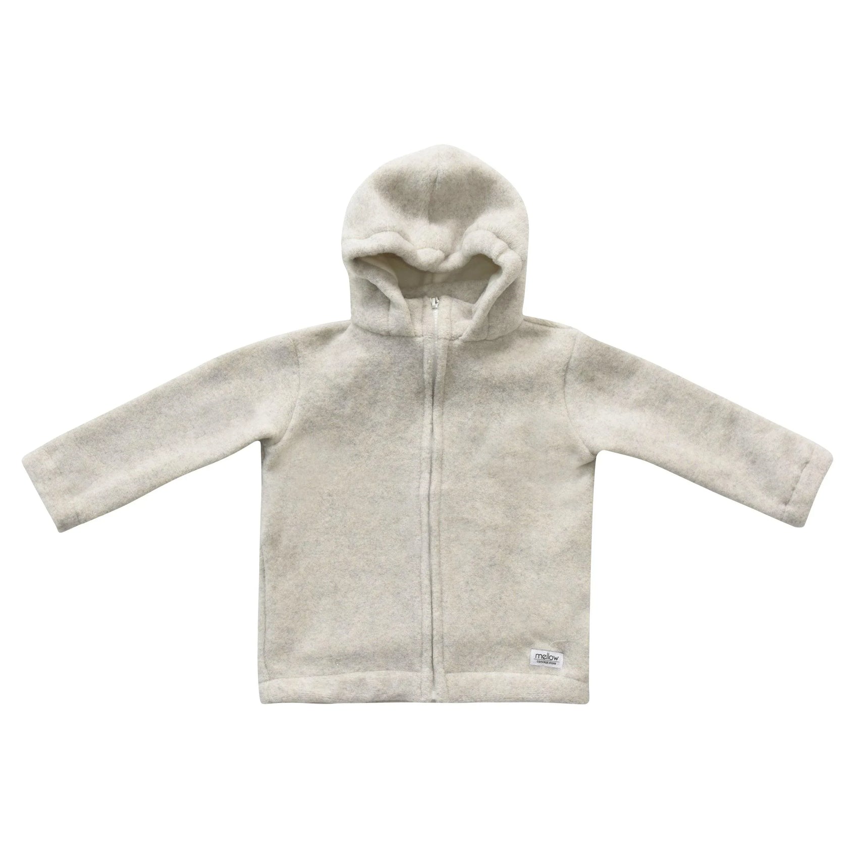 Light Baby/Kid Virgin Wool Jacket - Grey - MellowConceptStore
