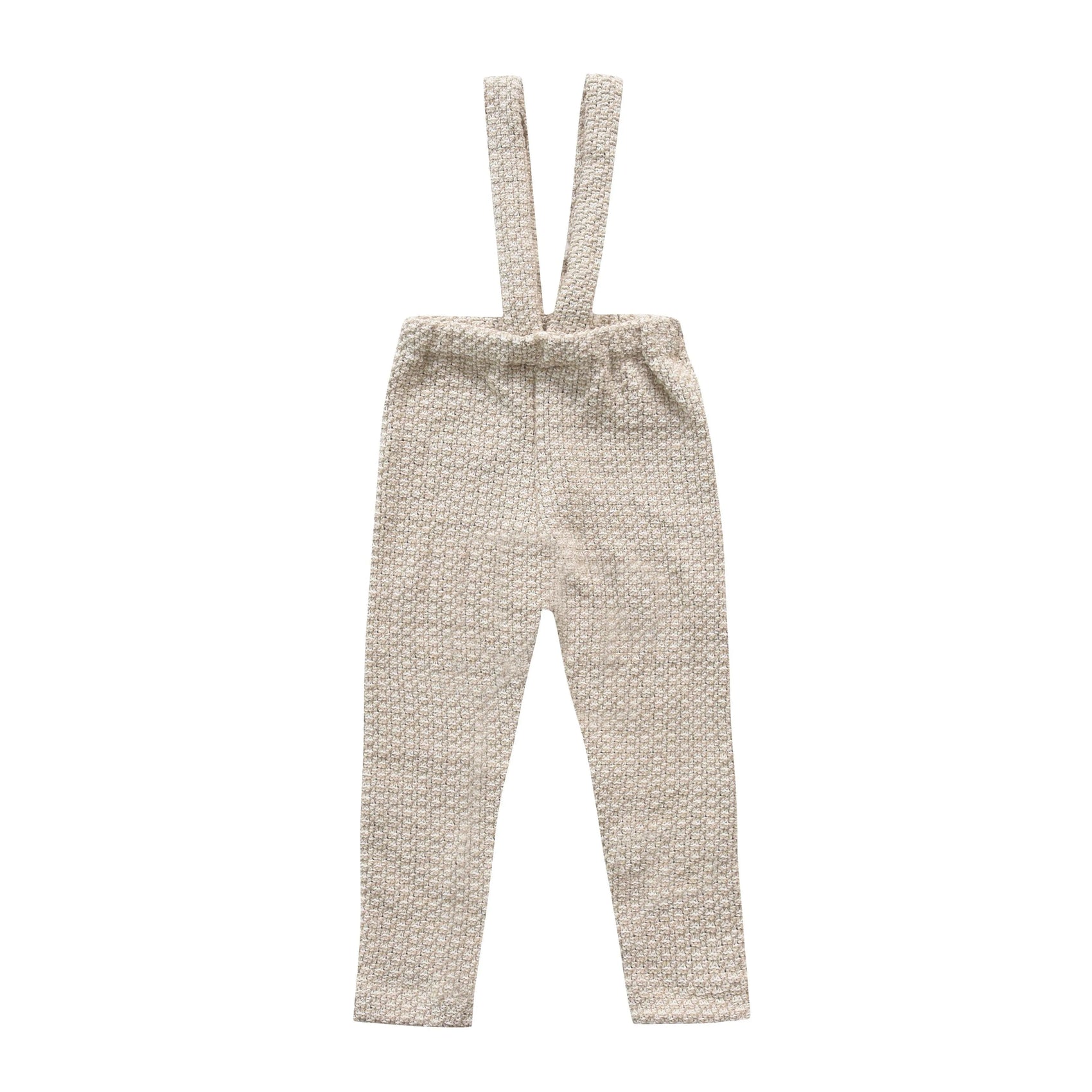Linen Pants with Suspenders - Beige - MellowConceptStore
