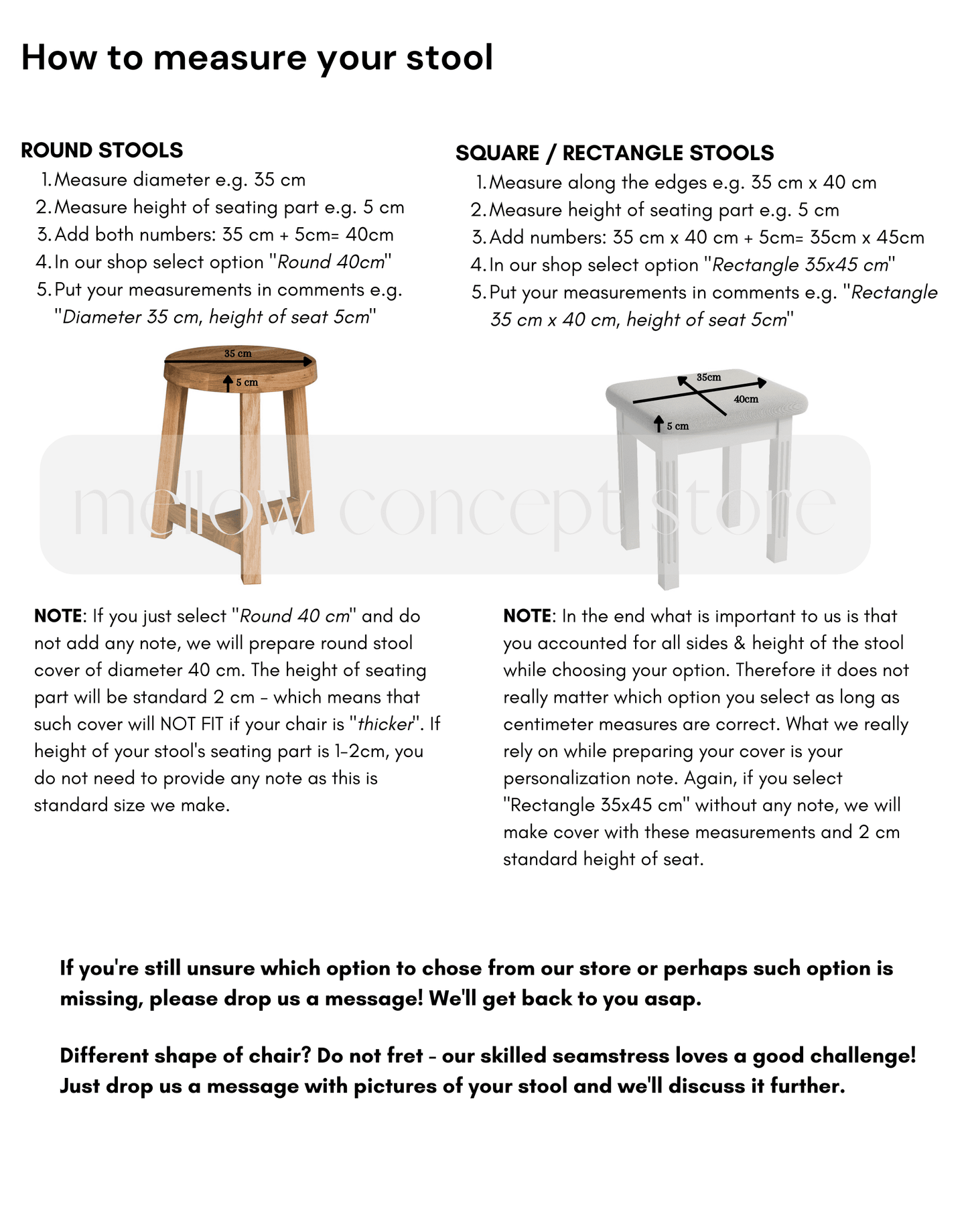 Natural Sheepskin Stool Cover - MellowConceptStore