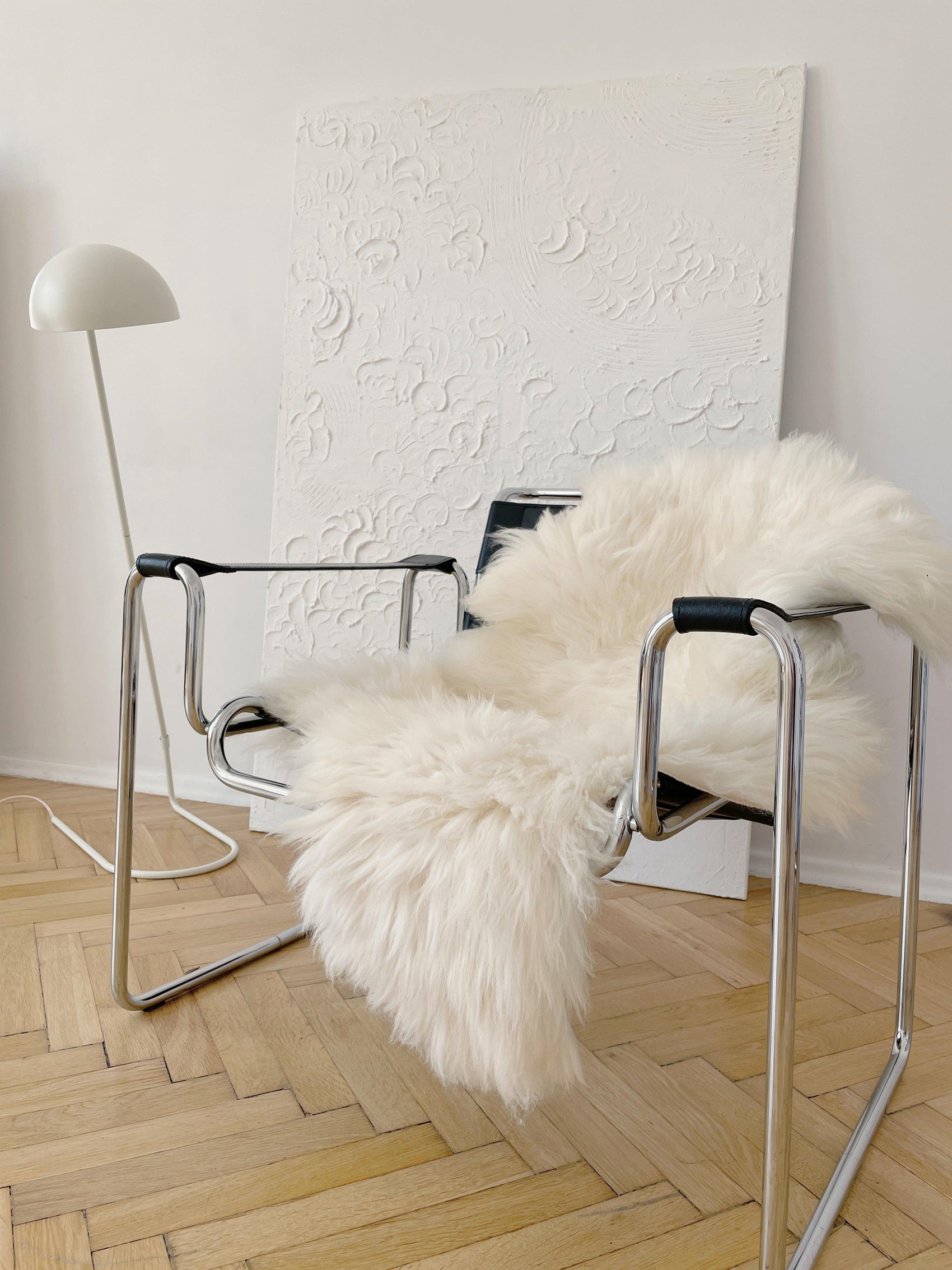 Natural Sheepskin Rug - Ivory - MellowConceptStore