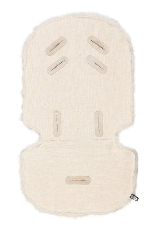 Ivory Natural Sheepskin Stroller Liner - MellowConceptStore