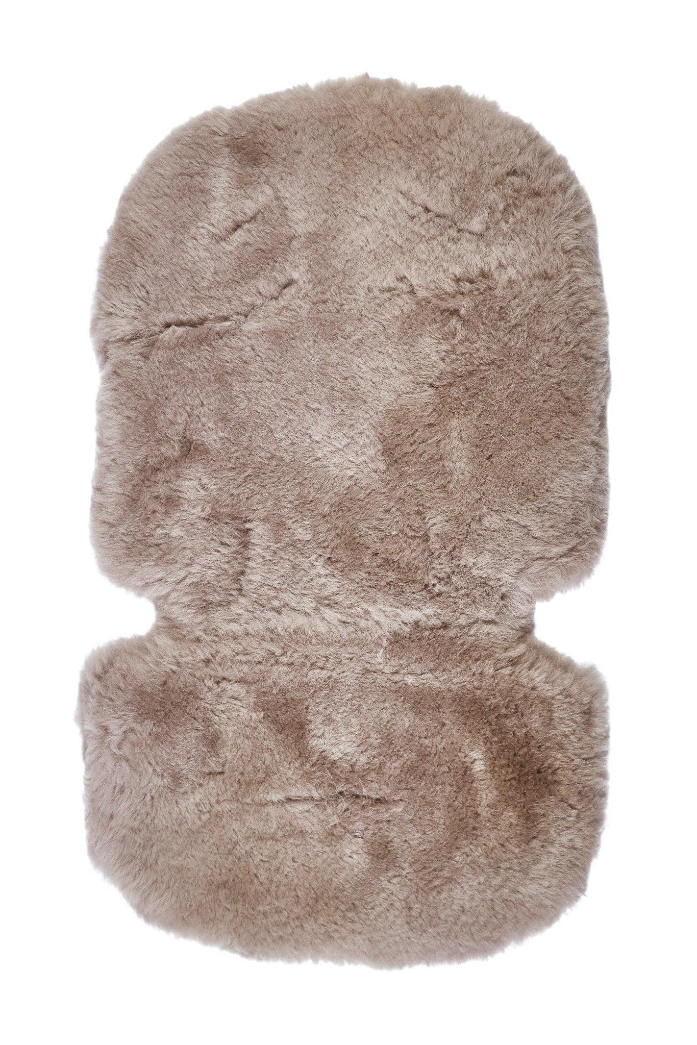 Greige Natural Sheepskin Stroller Liner - MellowConceptStore