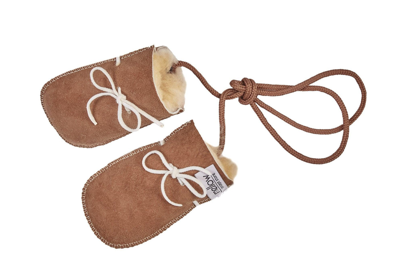 Sheepskin Baby Gloves - Beige - MellowConceptStore