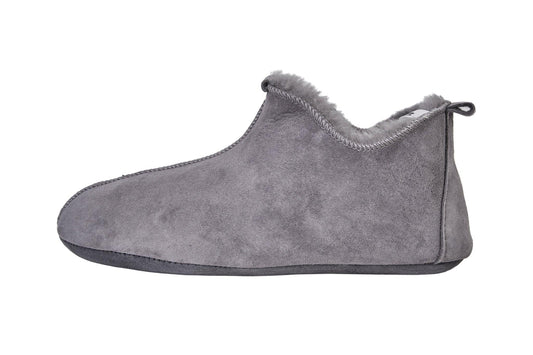 Adult Natural Sheepskin Grey Boots