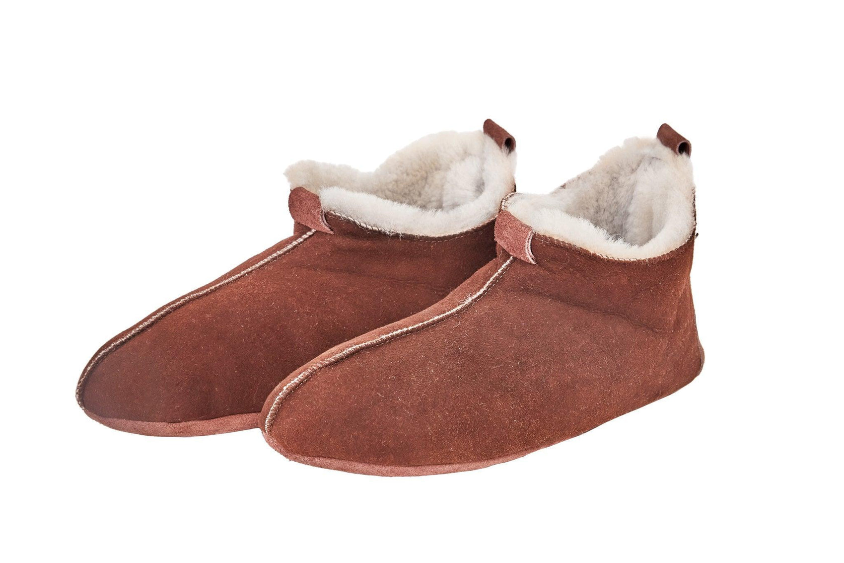 Adult Natural Sheepskin Boots - Brown - MellowConceptStore