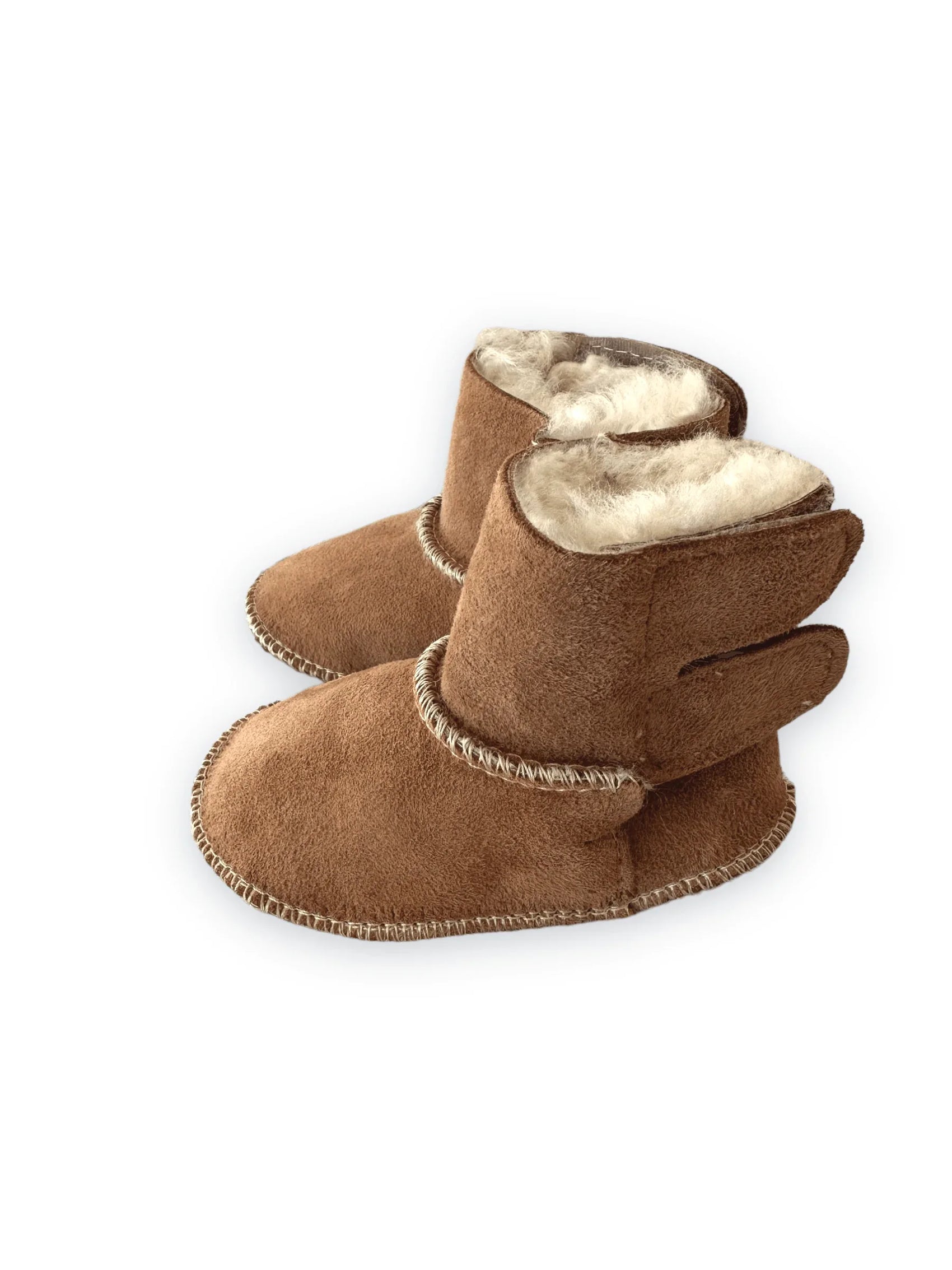 Beige Baby Natural Sheepskin Boots - MellowConceptStore