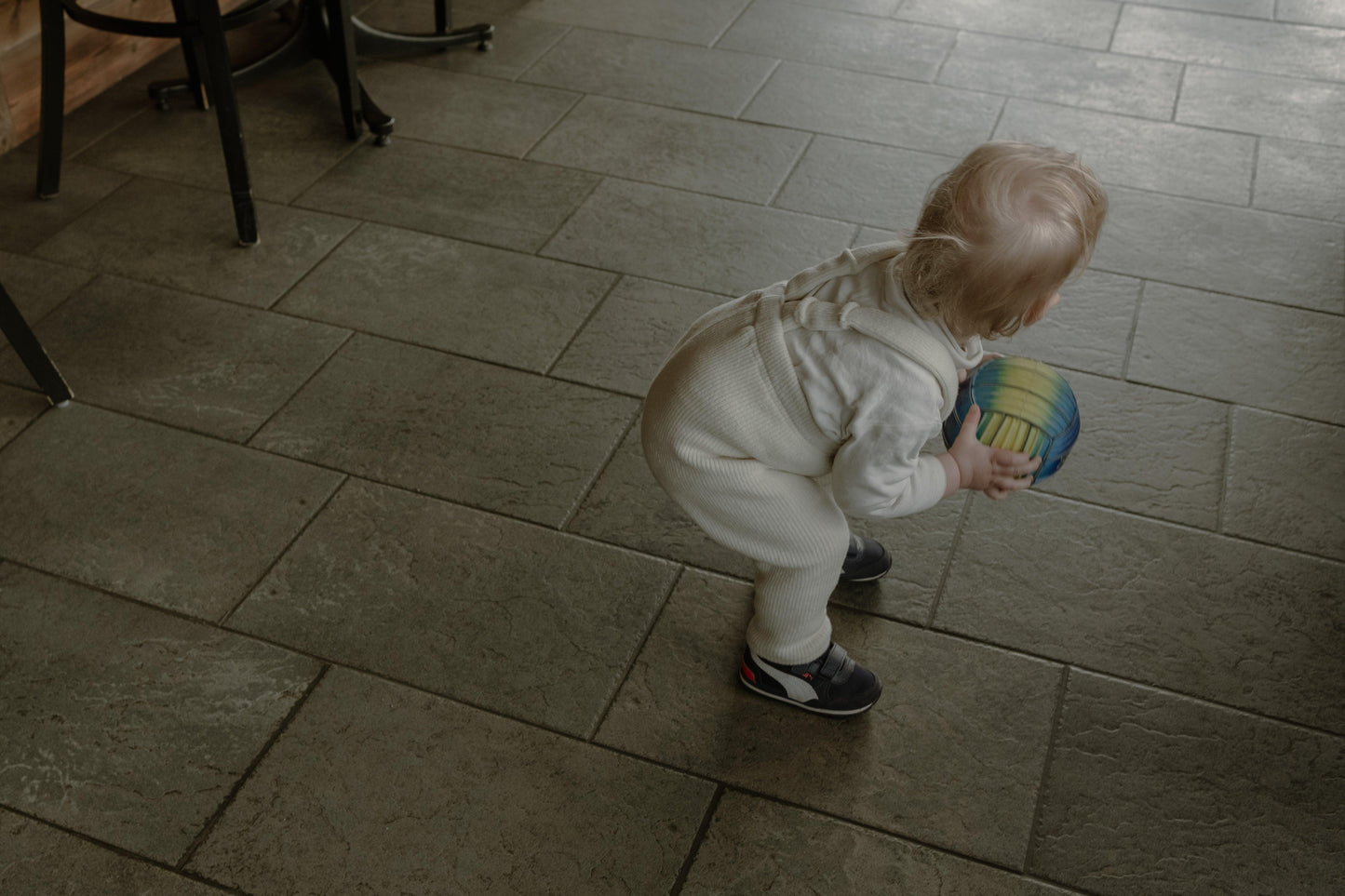 Woolen Pants with Suspenders - Cream - MellowConceptStore