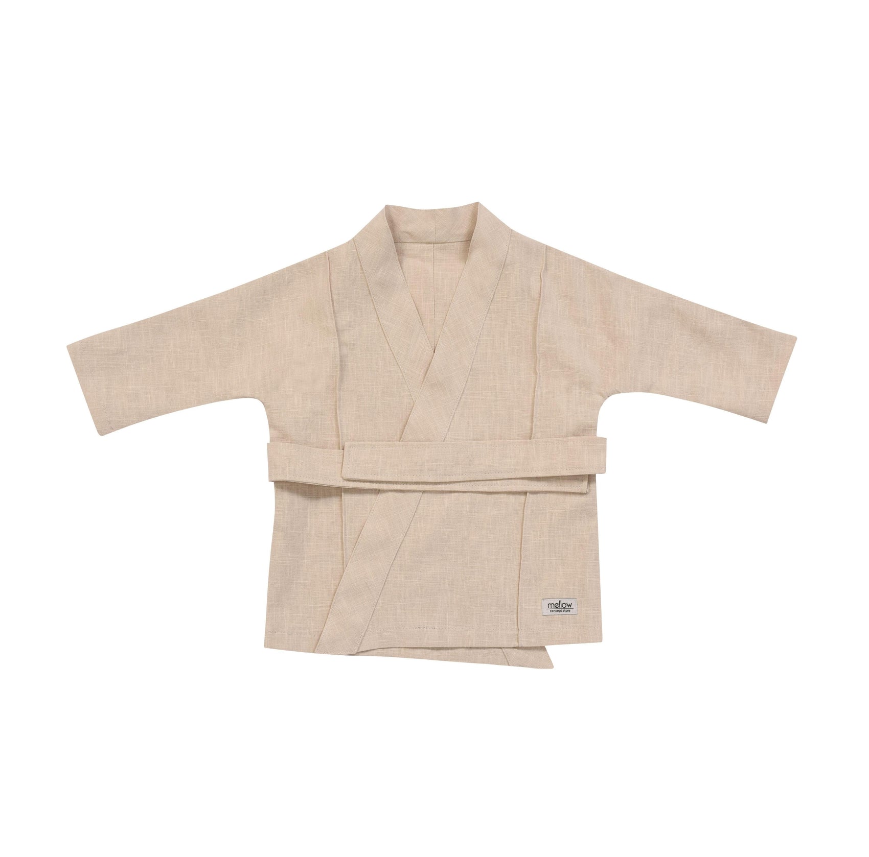Ramie-Kimono für Babys/Kinder – Beige