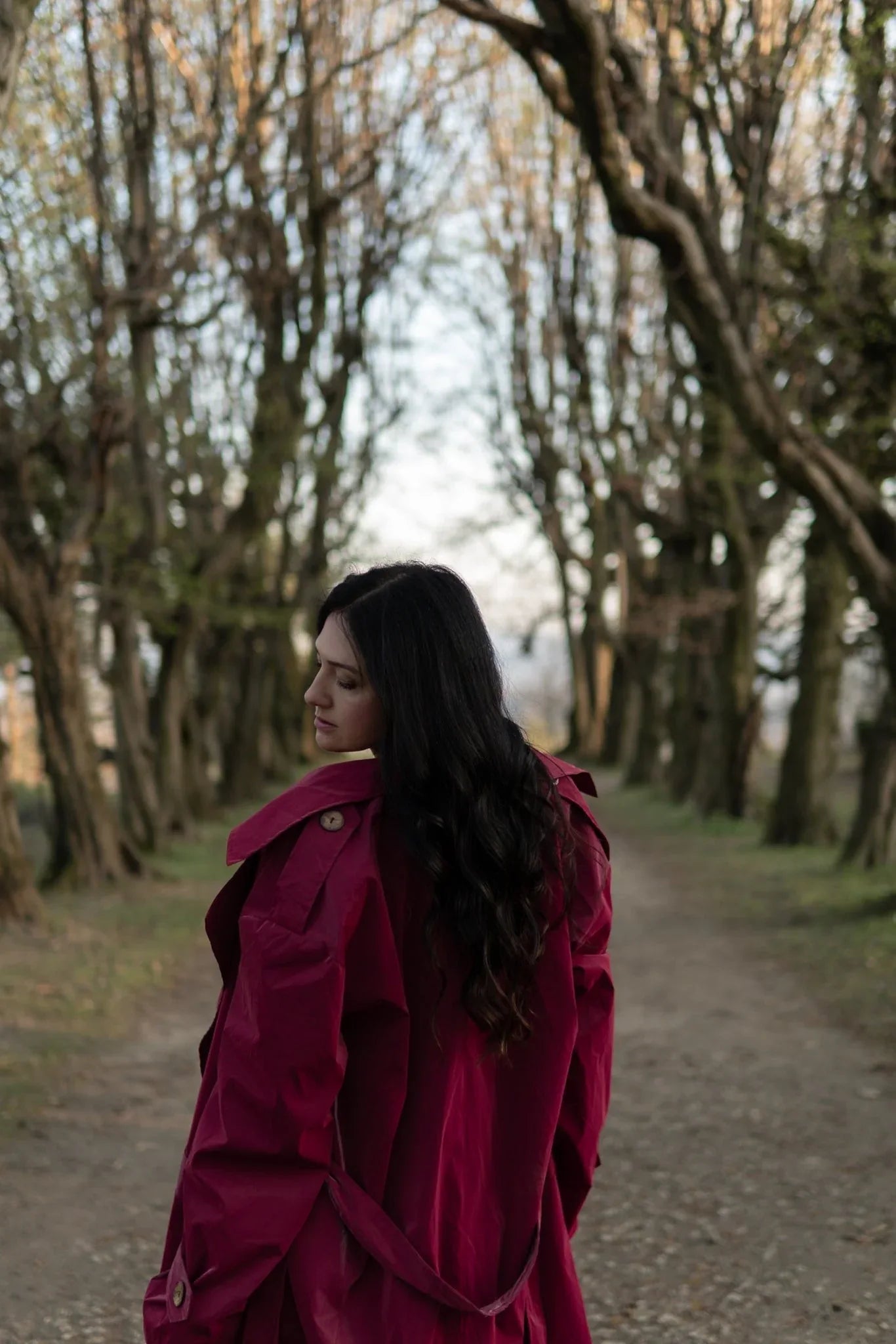 Trench Coat - Burgundy Red - MellowConceptStore