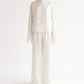 Silk/Linen Clothing Set - White - MellowConceptStore