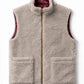 Woolen Unisex Vest - Beige - MellowConceptStore