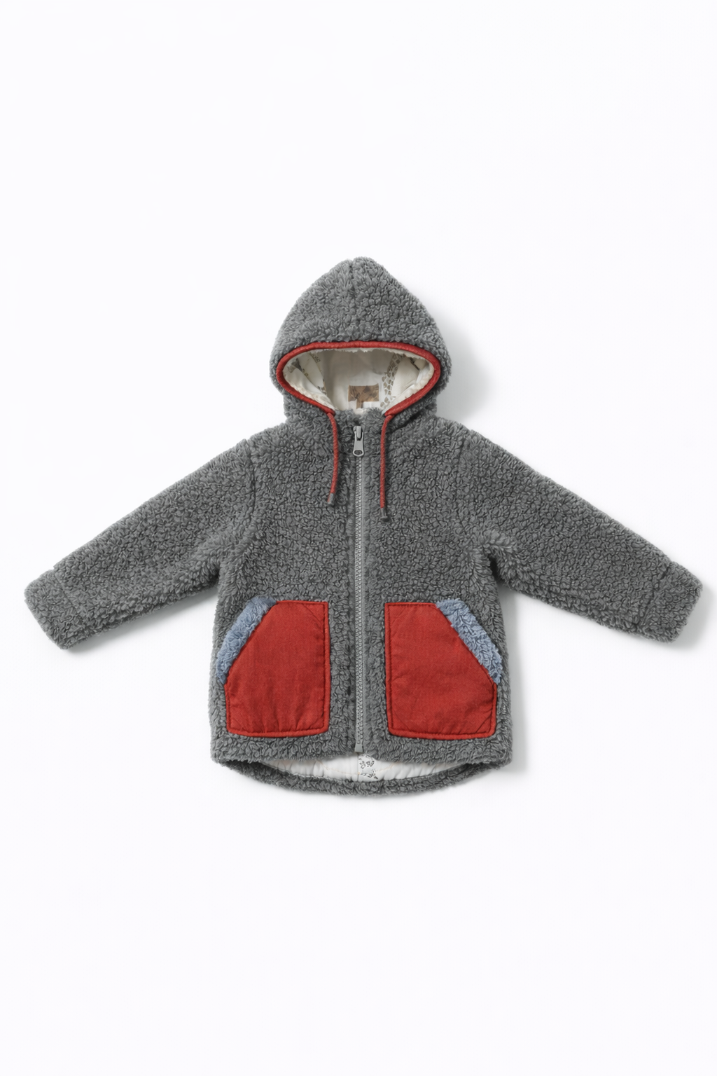 Baby/Kid Virgin Wool Jacket - Dark Grey