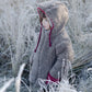 Baby/Kid Jacket in Teddy Wool Melange Brown