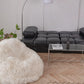 Natural Sheepskin Beanbag White
