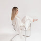 Silk/Linen Clothing Set - White - MellowConceptStore