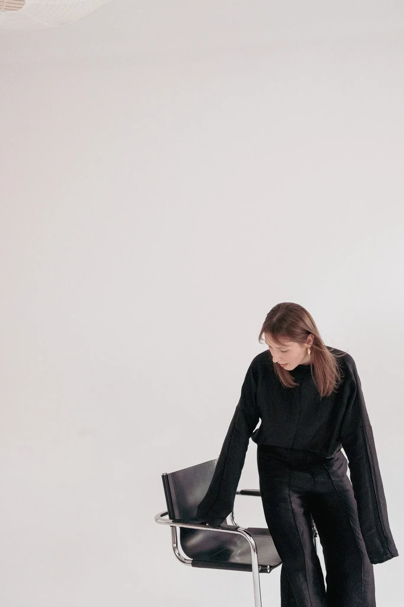 Silk/Linen Clothing Set - Black - MellowConceptStore
