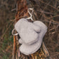 Grey Polar Bear Woolen Baby Gloves