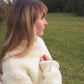 Woolen Woman's Jacket White