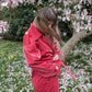 Trench Coat - Burgundy Red - MellowConceptStore