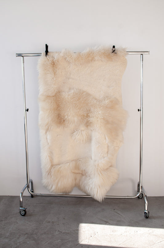 Natural Sheepskin Ivory Carpet 