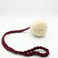 Wool Pom Tug Toy - White - MellowConceptStore