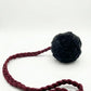 Wool Pom Tug Toy - Black - MellowConceptStore