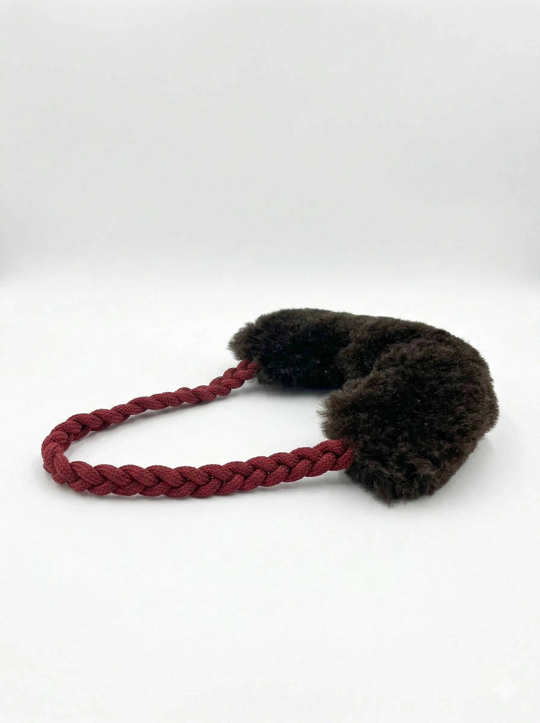 Wool Loop Tug Toy - Black - MellowConceptStore