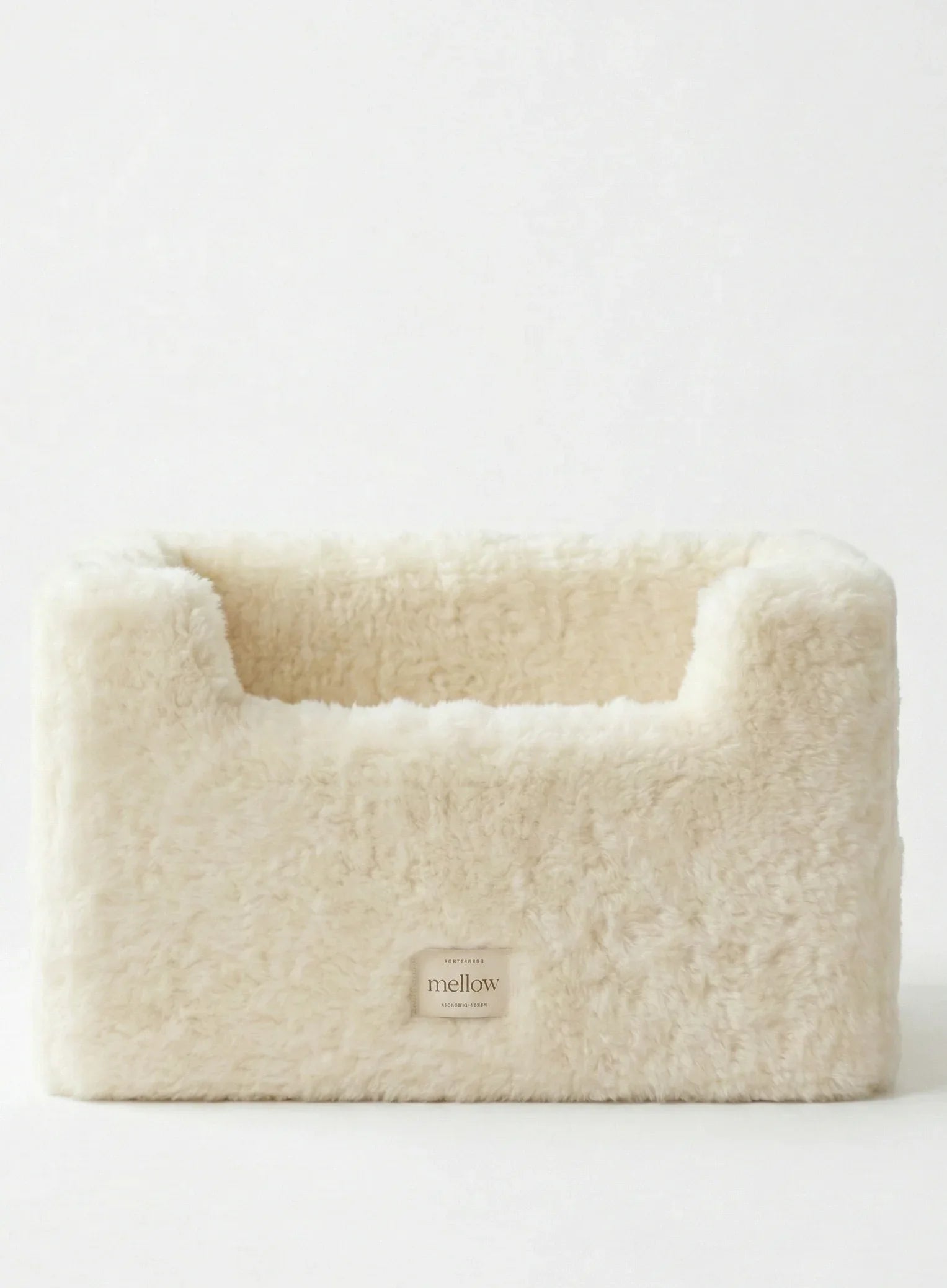 Natural Wool Dog Carrier - White - MellowConceptStore