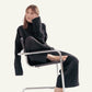 Silk/Linen Clothing Set - Black - MellowConceptStore
