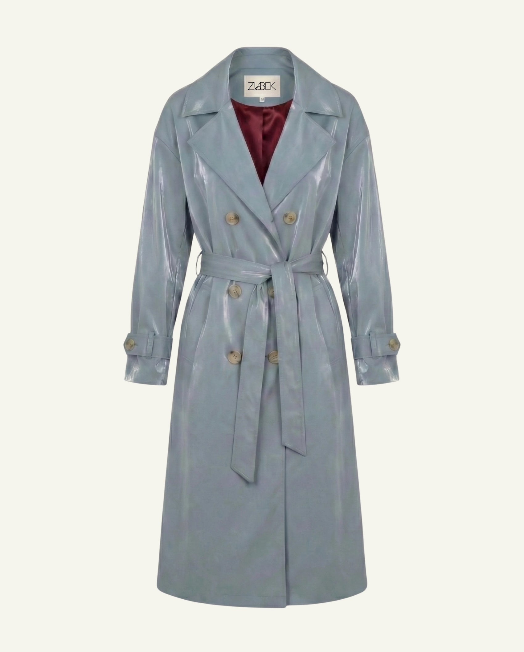 Trench Coat - Light Blue - MellowConceptStore