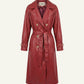 Trench Coat - Burgundy Red - MellowConceptStore