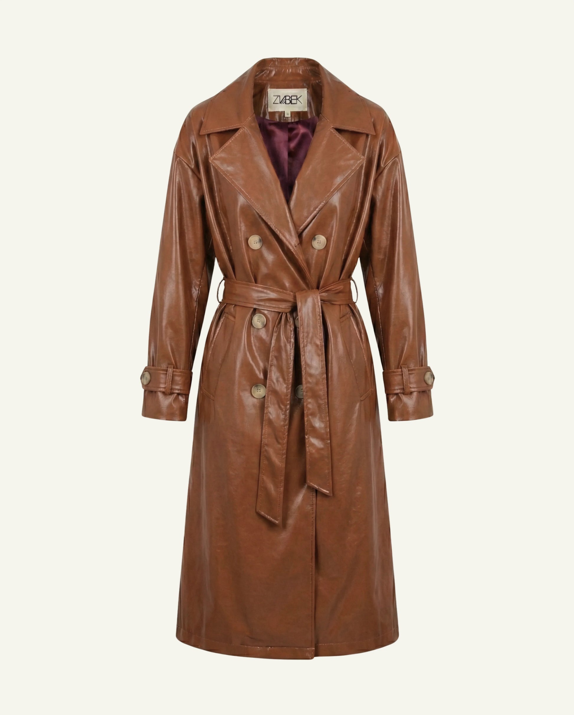 Trench Coat - Chocolate Brown - MellowConceptStore