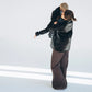Women's Wool Puff Jacket - Black - Natural, Non-Toxic & Insulated with 100% Wool - MellowConceptStore